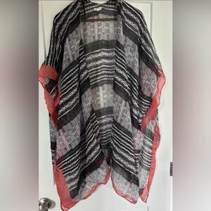 Ardene Monochrome bathing suit coverups  with Red Accent